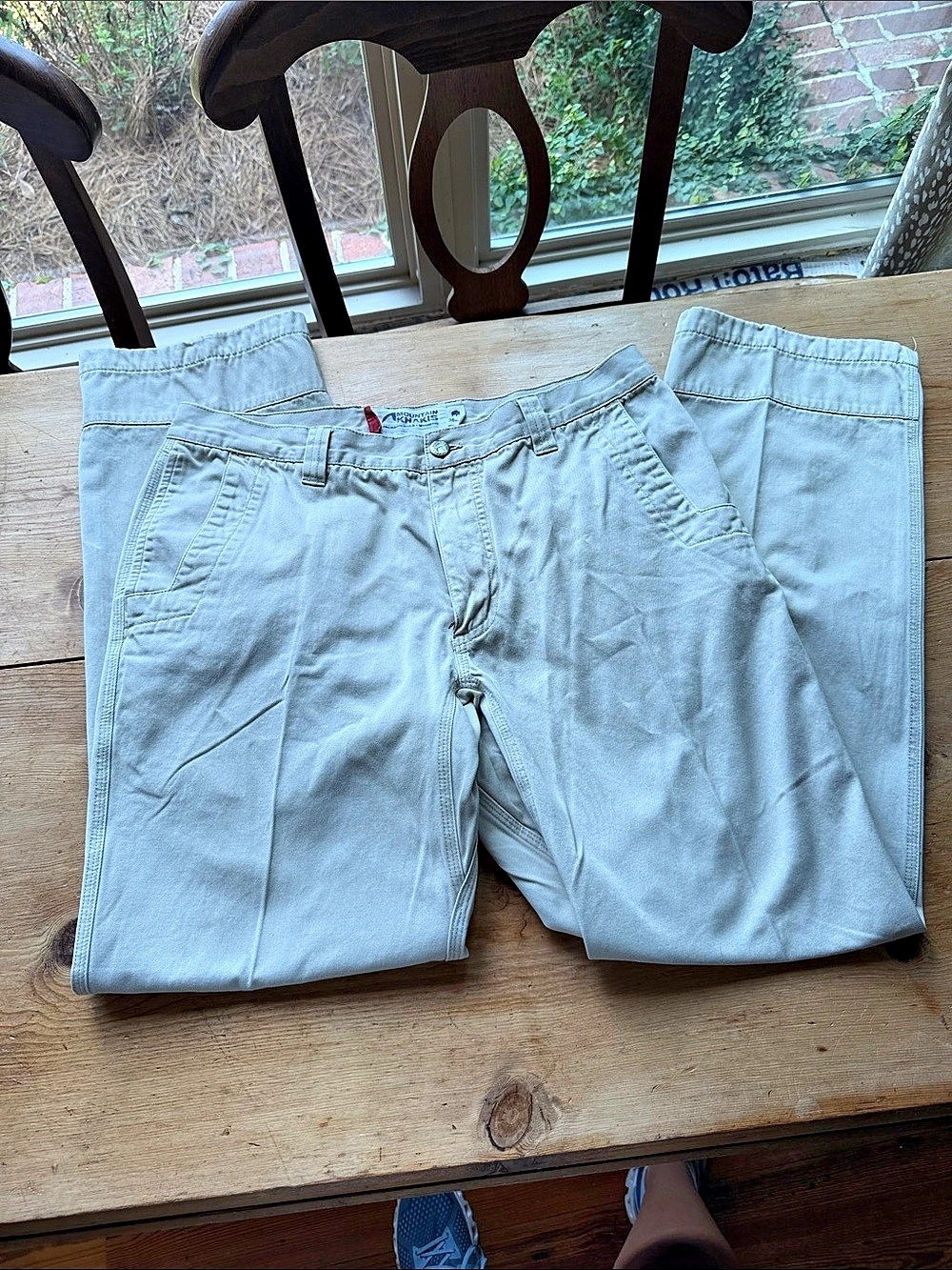 Mountain Khakis Original Mountain Pant Broadway Fit Men's Chinos Gray Waist 36